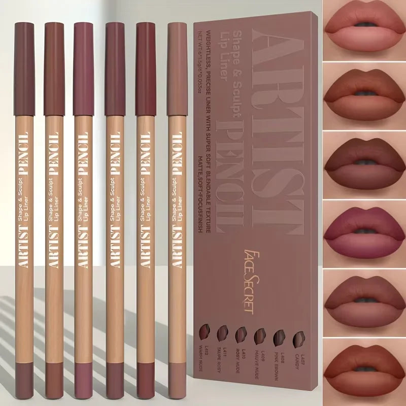 Set de delineadores labiales Mate de Larga duración