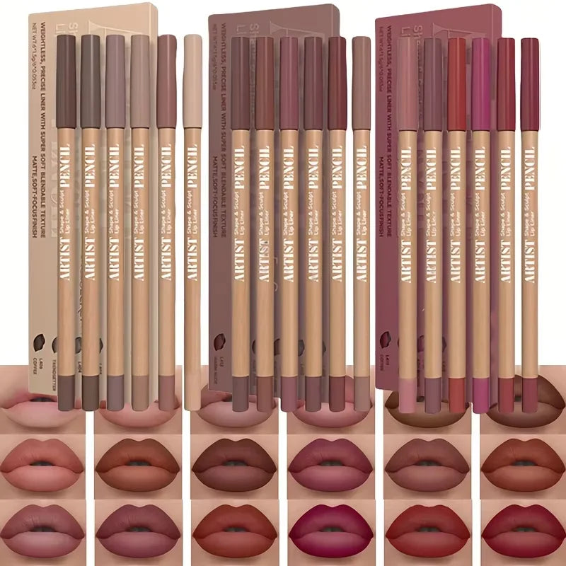 Set de delineadores labiales Mate de Larga duración