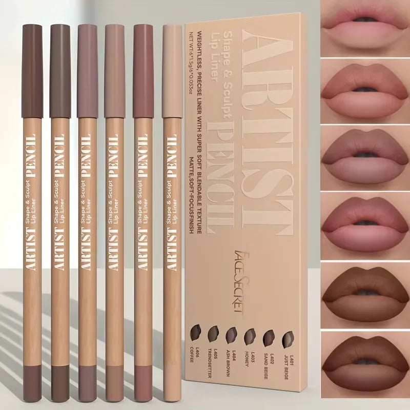 Set de delineadores labiales Mate de Larga duración