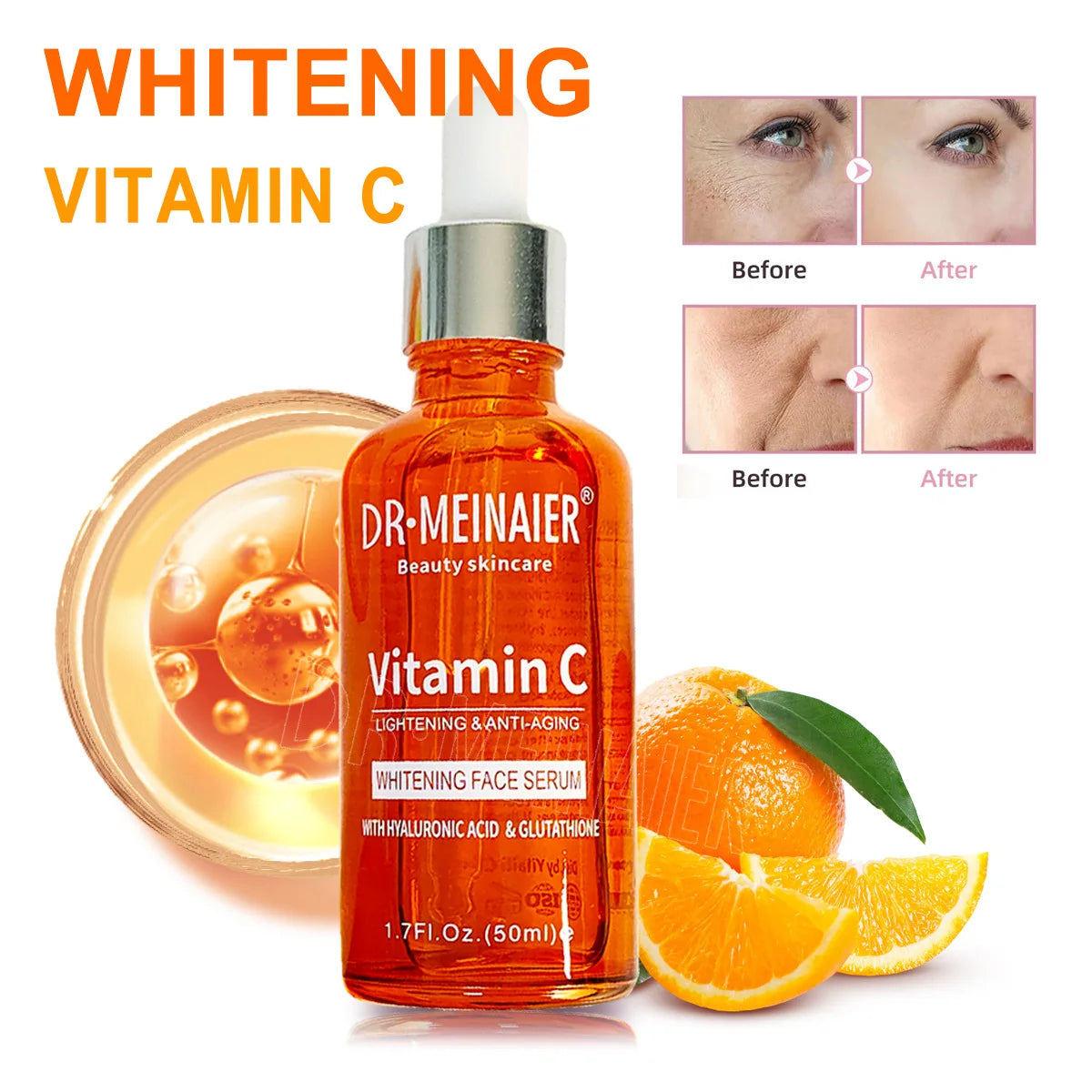 Suero vitamina C, 20% + ácido hialurónico